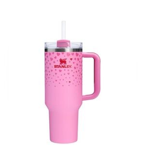 Stanley Pink Heart Design Tumbler